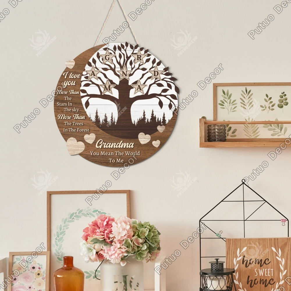 Putuo Decor 1pc Wooden Hanging Sign Decor, Wall Art Decoration for Home Farmhouse Living Room, Mother's Day Gifts
Putuo Decor 1pc Wooden Hanging Sign Decor, Wall Art Decoration for Home Farmhouse Living Room, Mother's Day Gifts