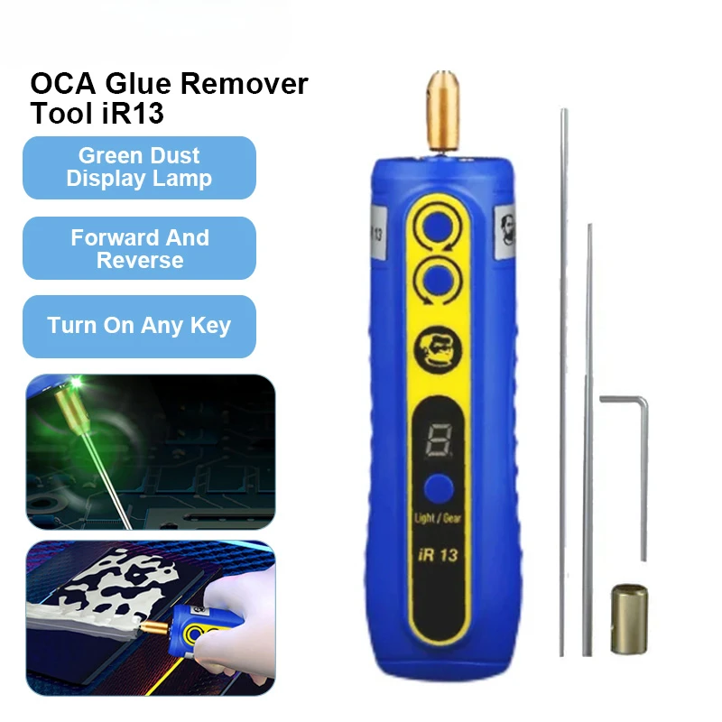 MECHANIC IR13 Электрический инструмент для удаления клея OCA с зеленой лампой для удаления пыли, перезаряжаемая многофункциональная машина, новинка
MECHANIC IR13 Электрический инструмент для удаления клея OCA с зеленой лампой для удаления пыли, перезаряжаемая многофункциональная машина, новинка