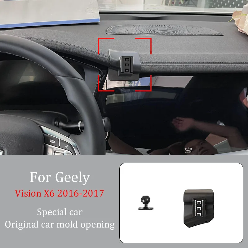 Автомобильный держатель телефона для Geely Vision X6 2016-2017, беспроводное зарядное устройство с автоматическим зажимом 360 ° Вращающийся навигационный кронштейн
Автомобильный держатель телефона для Geely Vision X6 2016-2017, беспроводное зарядное устройство с автоматическим зажимом 360 ° Вращающийся навигационный кронштейн