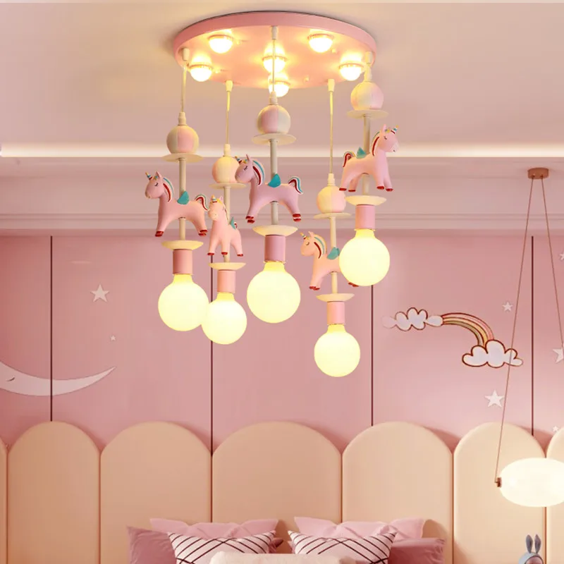 Modern pink ceiling light Cartoon Resin Pony glass ceiling lights Princess Colored rotate Horse Lights American girl room light
Modern pink ceiling light Cartoon Resin Pony glass ceiling lights Princess Colored rotate Horse Lights American girl room light