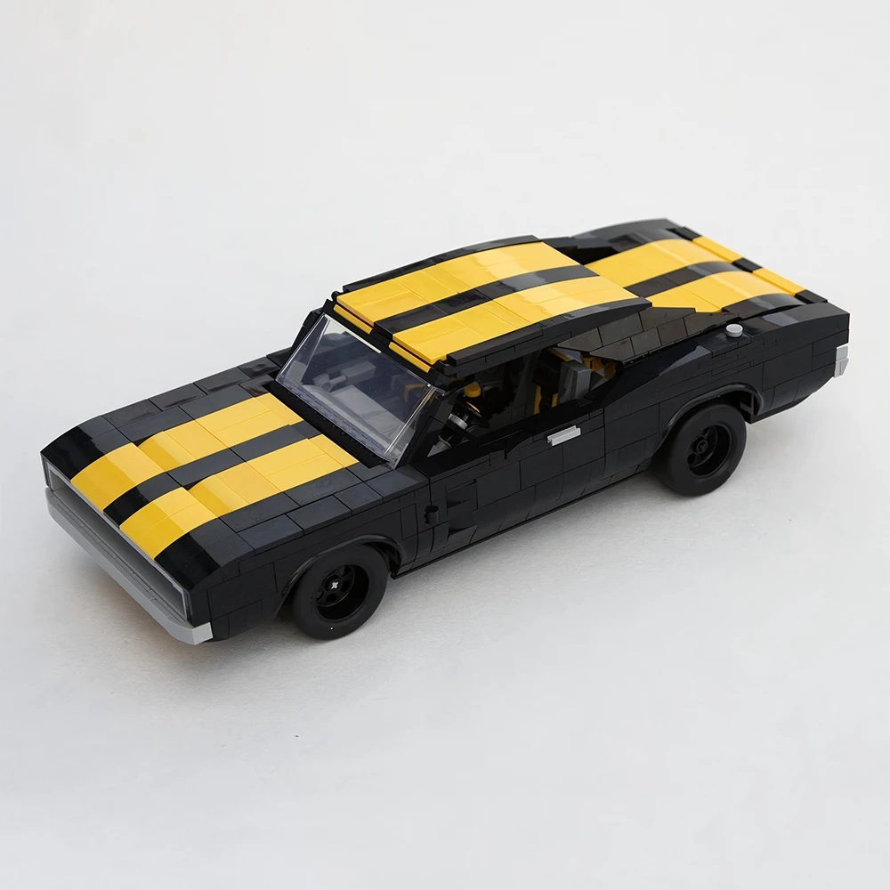 New MOC Speed Series 1968 Charger - 68 Vintage Racing Car Model Building Blocks DIY Modular Car Assembly Kids Toy Boy Gift Set
New MOC Speed Series 1968 Charger - 68 Vintage Racing Car Model Building Blocks DIY Modular Car Assembly Kids Toy Boy Gift Set