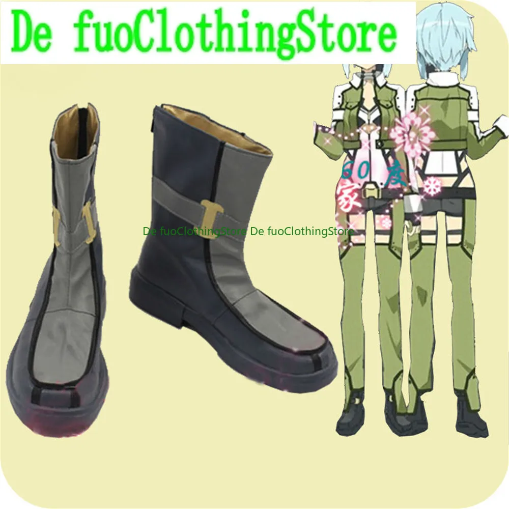 Sword Art Online SAO Asada Shino Обувь для косплея Сапоги Реквизит Игра Аниме Хэллоуин DefuClothing Магазин обуви
Sword Art Online SAO Asada Shino Обувь для косплея Сапоги Реквизит Игра Аниме Хэллоуин DefuClothing Магазин обуви