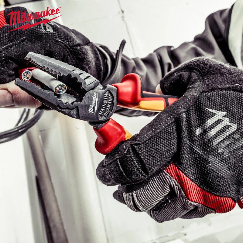 Milwaukee 7-inch VDE insulated wire pliers (180mm), industrial grade electrician pliers, maintenance equipment 4932464572
Milwaukee 7-inch VDE insulated wire pliers (180mm), industrial grade electrician pliers, maintenance equipment 4932464572