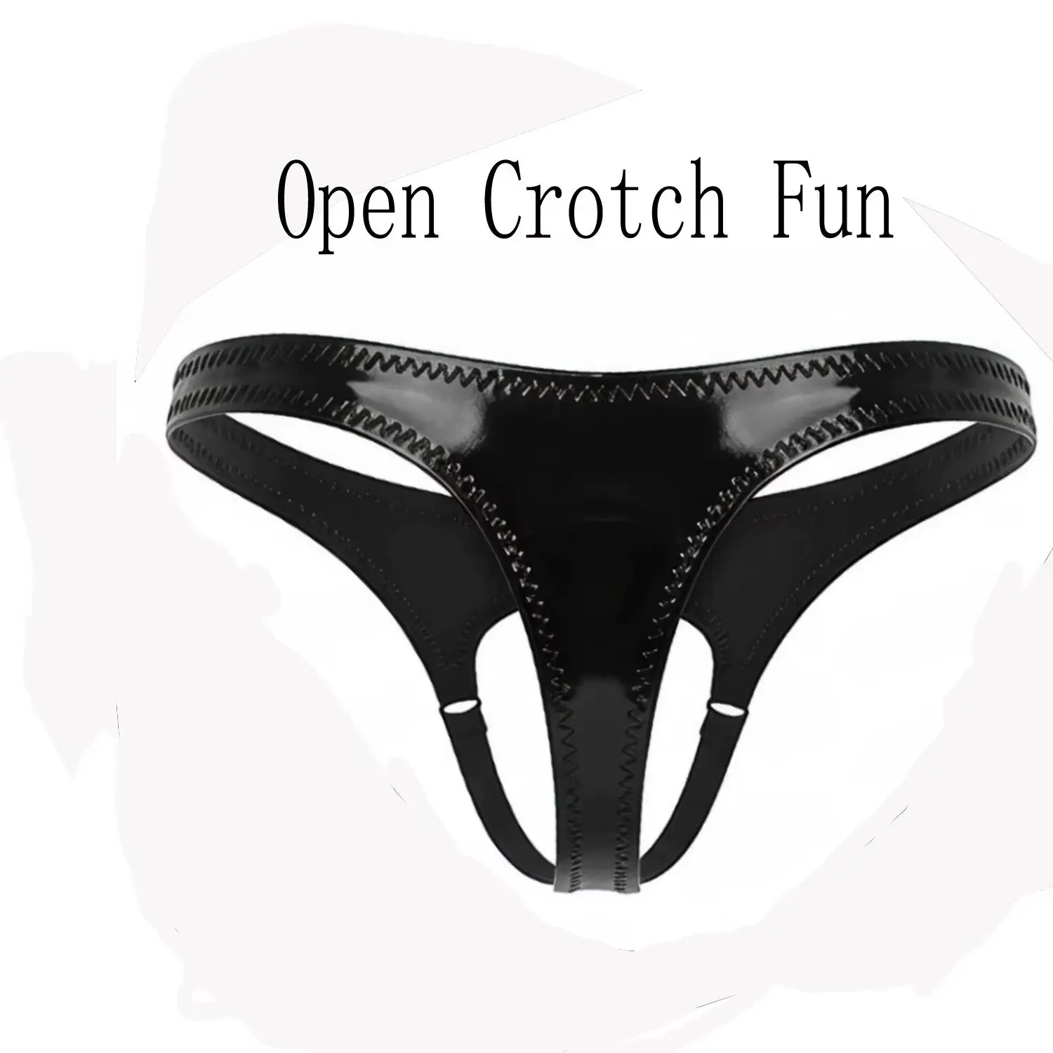 Mens Reversible T-Back Double Sided Faux Leather Briefs Glossy Sexy Open Crotch Fun Underwear U Bulge Hollow Out G-String Thongs
Mens Reversible T-Back Double Sided Faux Leather Briefs Glossy Sexy Open Crotch Fun Underwear U Bulge Hollow Out G-String Thongs