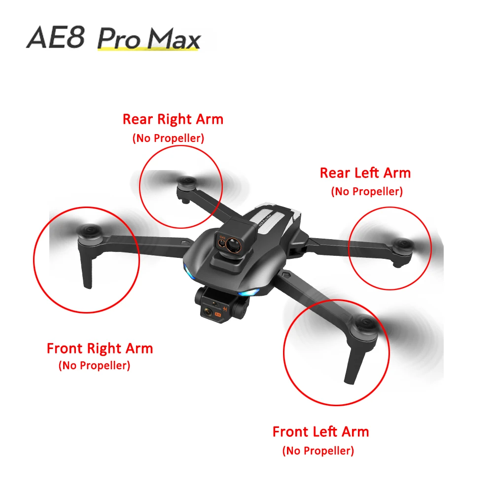 Аксессуары для замены AE8 PRO MAX, Передний Задний рычаг с бесщеточным Мотором, запасные части для двигателя
Аксессуары для замены AE8 PRO MAX, Передний Задний рычаг с бесщеточным Мотором, запасные части для двигателя