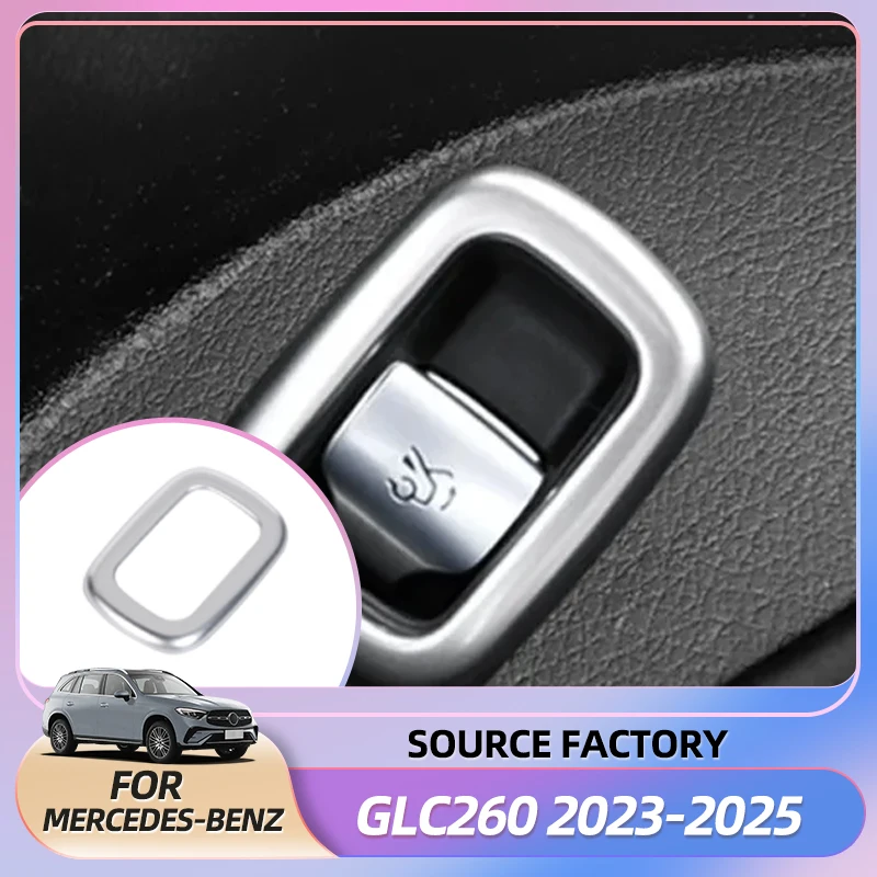 Эмблемы из нержавеющей стали, внутренняя кнопка переключения двери автомобиля, рамка, декоративная крышка, наклейка для Mercedes Benz GLC X254
Эмблемы из нержавеющей стали, внутренняя кнопка переключения двери автомобиля, рамка, декоративная крышка, наклейка для Mercedes Benz GLC X254