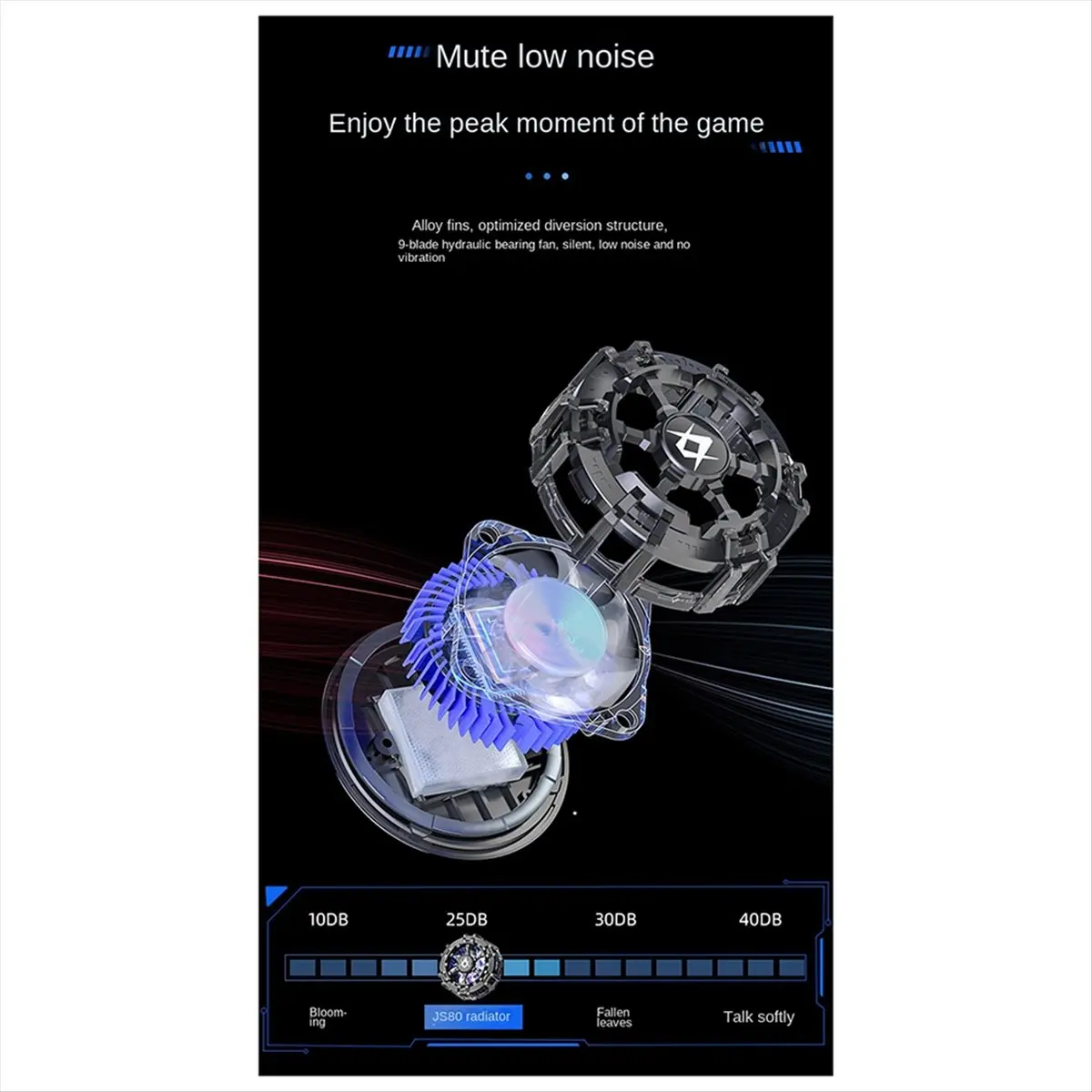 HGHO Mobile Phone Cooler Magnetic/Back-Clip 2-IN-1 Semiconductor Cooling Fan Radiator RGB Lighting Effects for Phone Tablet,A
HGHO Mobile Phone Cooler Magnetic/Back-Clip 2-IN-1 Semiconductor Cooling Fan Radiator RGB Lighting Effects for Phone Tablet,A