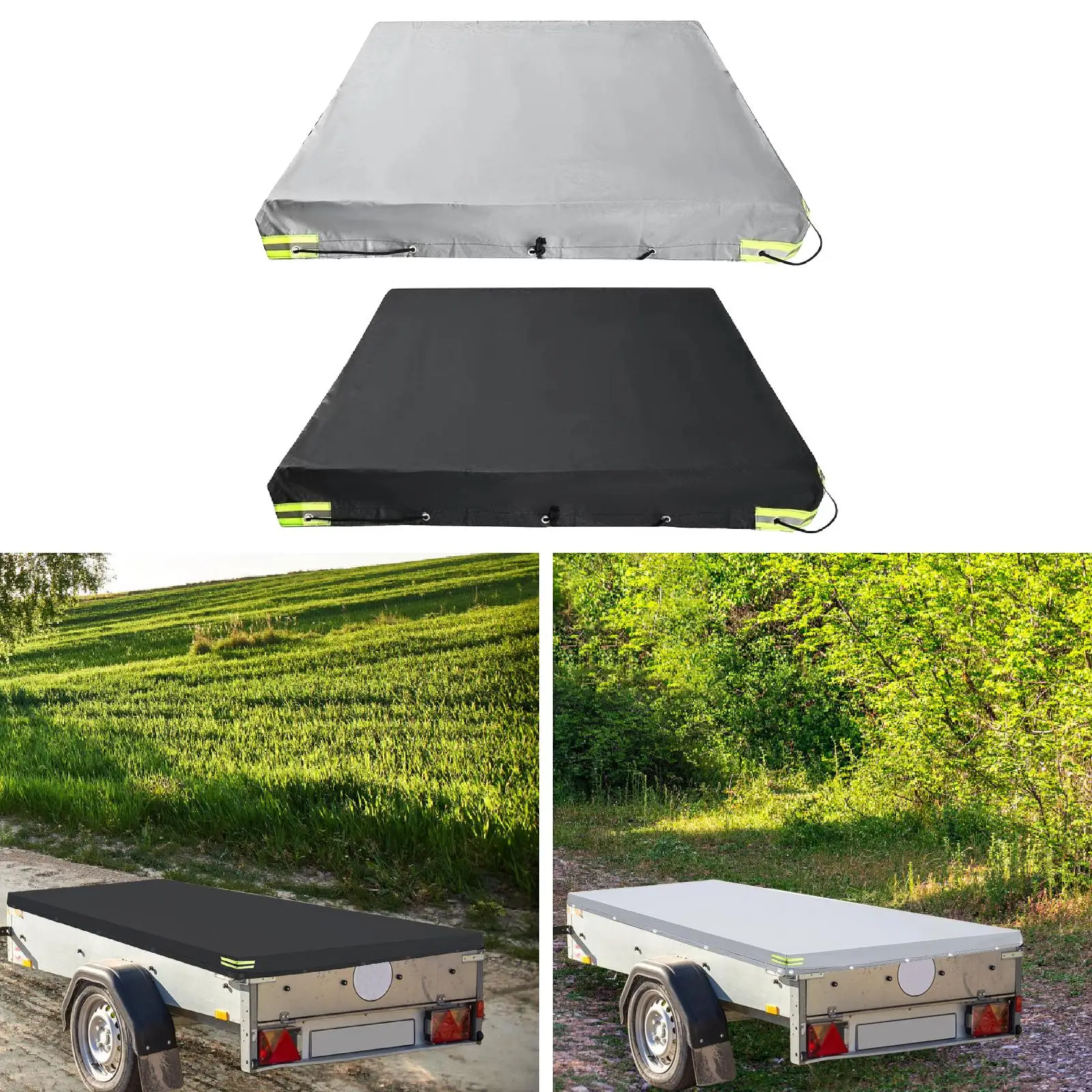 Trailer Cover Sun Protection Easy Installation Outside for Car Trailers Lightweight with Reflective Strips Trailer Tarpaulin
Trailer Cover Sun Protection Easy Installation Outside for Car Trailers Lightweight with Reflective Strips Trailer Tarpaulin