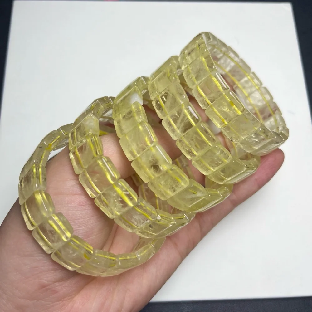 10mm-14mm 1PC Natural Lemon Citrine Bangle Fashion Healing Fengshui Handmade Fine Jewelry Real Crystal Bracelet
10mm-14mm 1PC Natural Lemon Citrine Bangle Fashion Healing Fengshui Handmade Fine Jewelry Real Crystal Bracelet