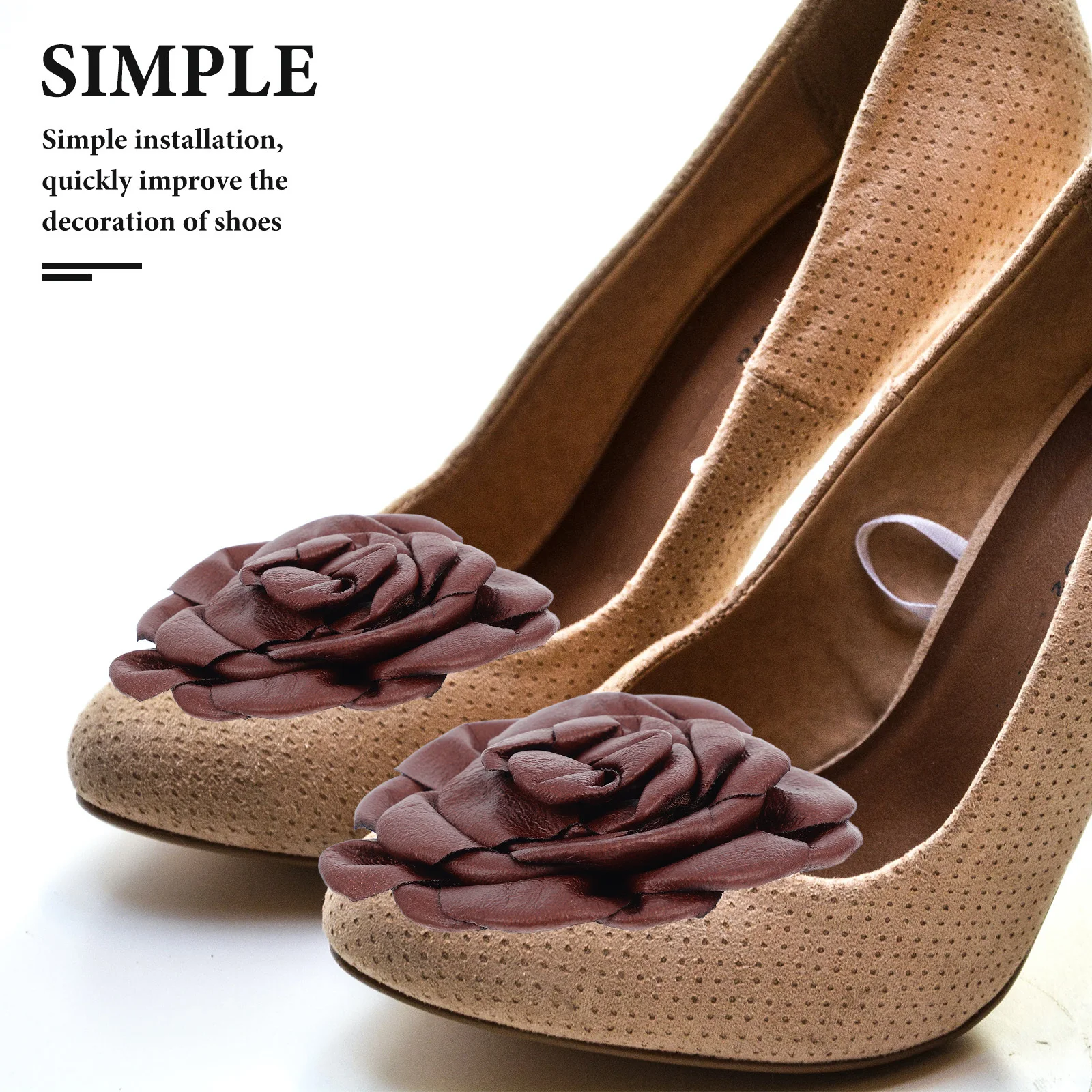 2Pcs Removable Flower Shoe Buckles Elegant Floral Clips for High Heels Wedding Party Shoe Embellishments Bridal Shoes Decoration
2Pcs Removable Flower Shoe Buckles Elegant Floral Clips for High Heels Wedding Party Shoe Embellishments Bridal Shoes Decoration