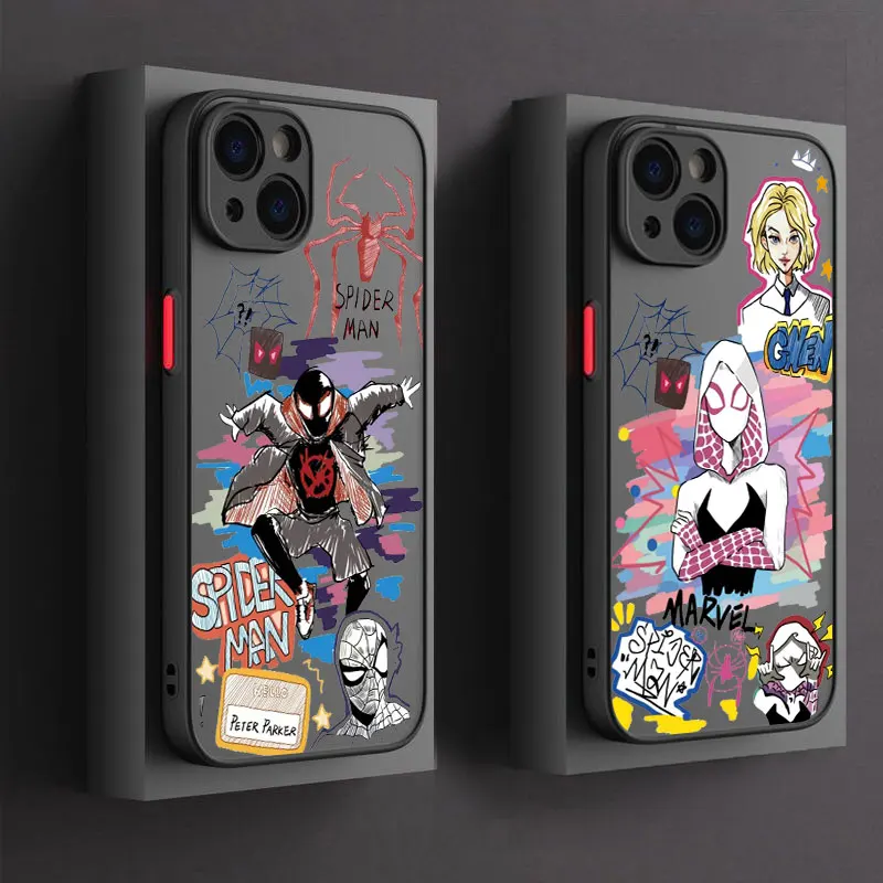 Marvel Spider Man Miles Morales Phone Case For iPhone 17 16 15 Pro Max Case 14 13 12 11 Pro Max 16e 17e Air XS XR X 8 Plus Cover
Marvel Spider Man Miles Morales Phone Case For iPhone 17 16 15 Pro Max Case 14 13 12 11 Pro Max 16e 17e Air XS XR X 8 Plus Cover