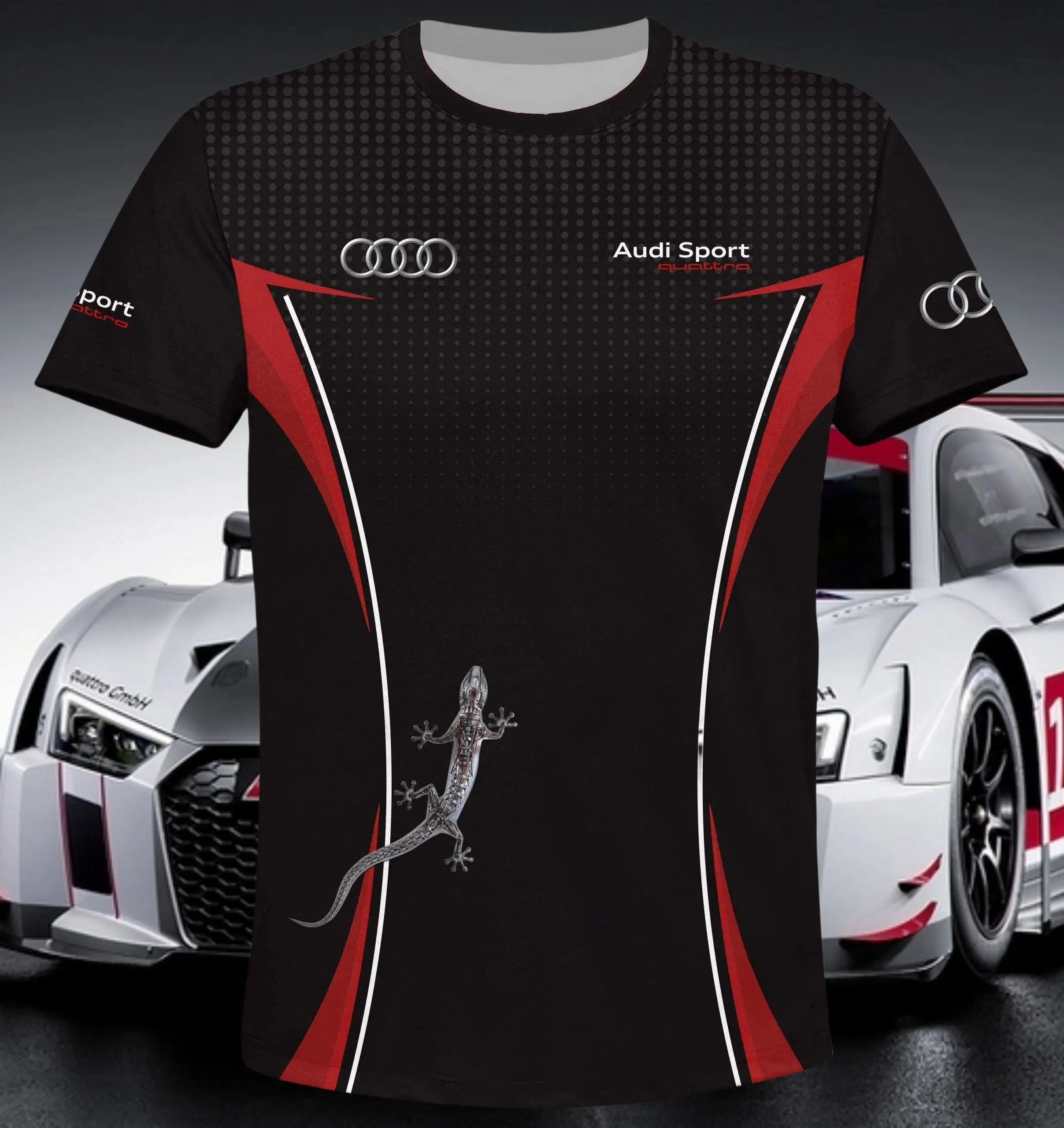 25-26 летняя мужская быстросохнущая футболка Audi для мотоцикла, велосипедный костюм, гоночный костюм с короткими рукавами, повседневная дышащая мода Y2K 
25-26 летняя мужская быстросохнущая футболка Audi для мотоцикла, велосипедный костюм, гоночный костюм с короткими рукавами, повседневная дышащая мода Y2K