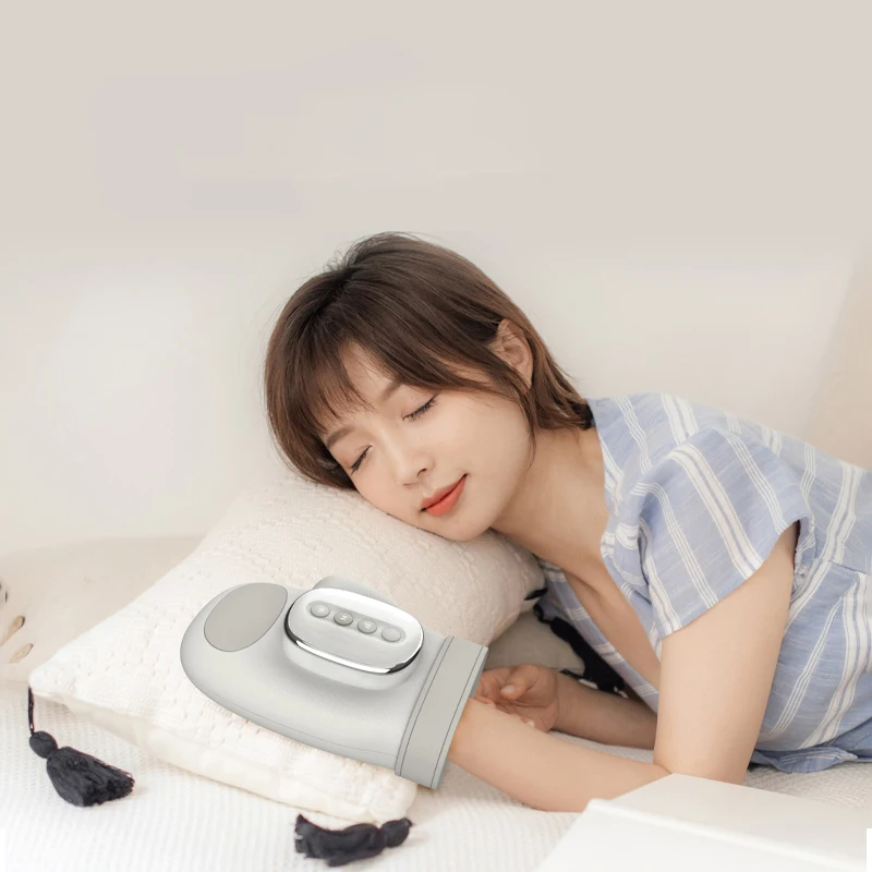 Electric Hand Massager with Heating Compress, Rechargeable Wrist Massager, Air Vibration for Joint Relief, PU Leather Design
Electric Hand Massager with Heating Compress, Rechargeable Wrist Massager, Air Vibration for Joint Relief, PU Leather Design