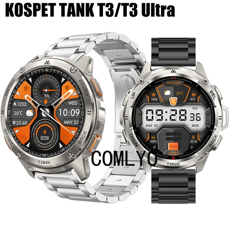 For KOSPET TANK T3 t3 Ultra Strap Men Metal Stainless Steel Adjustable Band Bracelet Luxurious Belt For Women men
For KOSPET TANK T3 t3 Ultra Strap Men Metal Stainless Steel Adjustable Band Bracelet Luxurious Belt For Women men