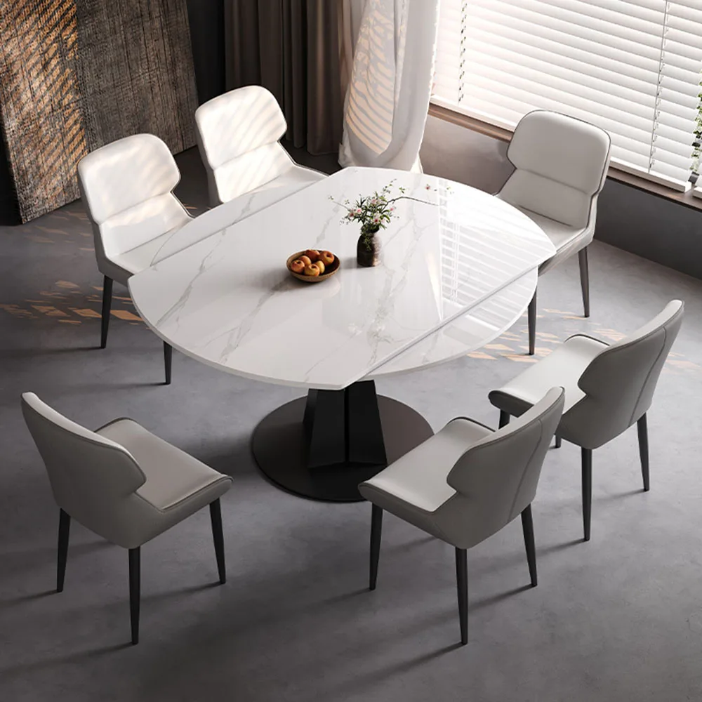 Living Extendable Dining Table Modern Luxury Indoor Nordic Dining Table Round Waterproof Mesa De Comedor Home Accessories
Living Extendable Dining Table Modern Luxury Indoor Nordic Dining Table Round Waterproof Mesa De Comedor Home Accessories