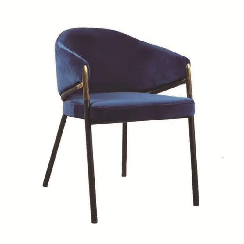 light luxury metal dining chair, high-end velvet fabric soft bag coffee chair, hotel room book chair, armrest negotiation chair
light luxury metal dining chair, high-end velvet fabric soft bag coffee chair, hotel room book chair, armrest negotiation chair