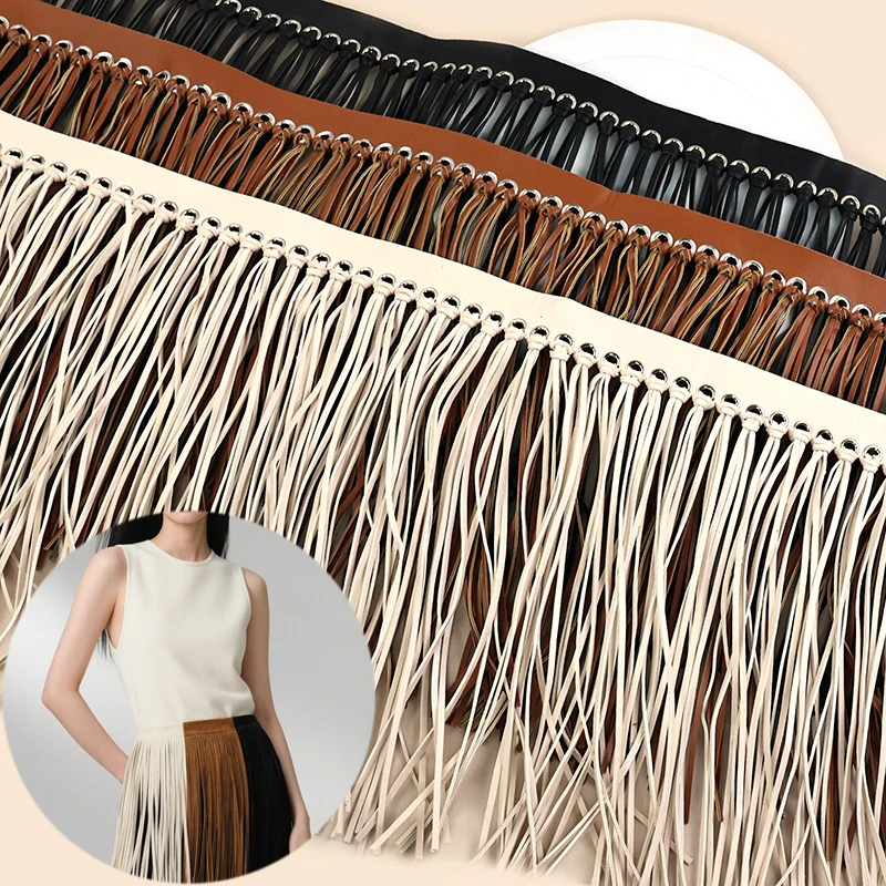 Meetee 30cm PU Tassel Fringe Leather Lace Trim Handbag Curtain Decorative Fabric Dress Clothing Trimming DIY Sewing Accessories
Meetee 30cm PU Tassel Fringe Leather Lace Trim Handbag Curtain Decorative Fabric Dress Clothing Trimming DIY Sewing Accessories