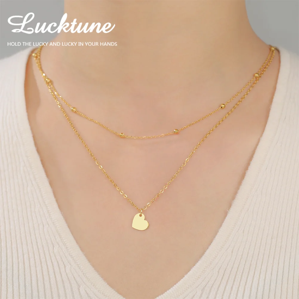 Lucktune персиковое сердце кулон двухслойное ожерелье для женщин из нержавеющей стали цепочка с сердечком ожерелье модные украшения горячий подарок
Lucktune персиковое сердце кулон двухслойное ожерелье для женщин из нержавеющей стали цепочка с сердечком ожерелье модные украшения горячий подарок