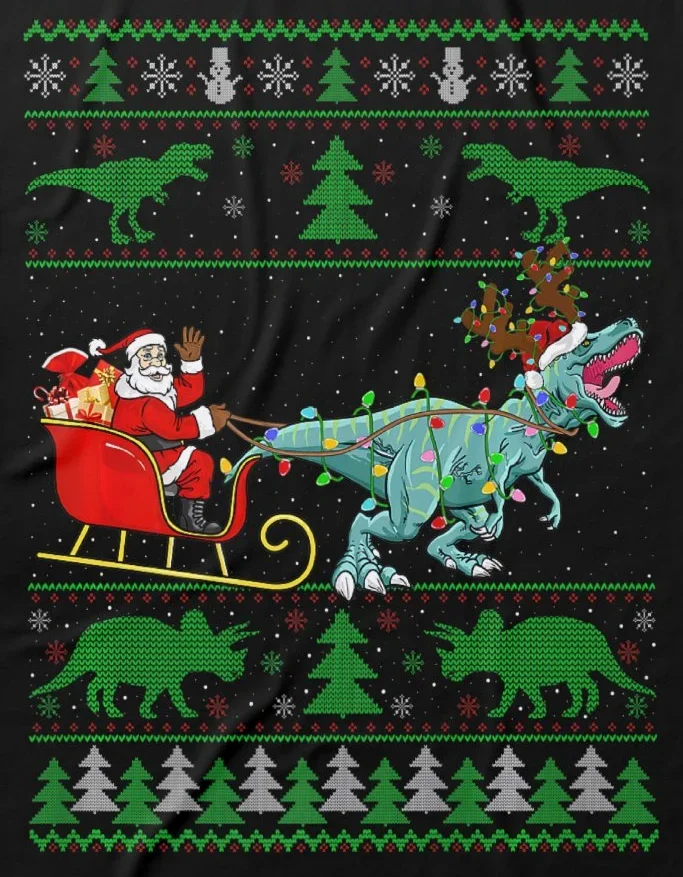 Ugly Christmas Sweater Santa Ride T Rex Pull Sleigh Xmas T-Shirt 100% Cotton O-Neck Short Sleeve Casual Mens T-shirt Size S-3XL
Ugly Christmas Sweater Santa Ride T Rex Pull Sleigh Xmas T-Shirt 100% Cotton O-Neck Short Sleeve Casual Mens T-shirt Size S-3XL