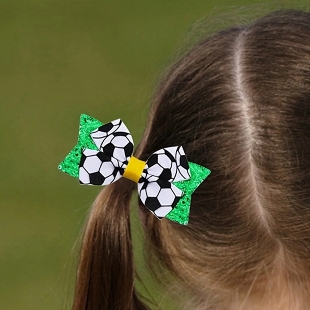 4pcs Football Hairpin Soccer Bows Hair Accessories Girls Cheerleaders Toddler Gifts Team Barrette Clips Baby Hair Bow Ribbon
4pcs Football Hairpin Soccer Bows Hair Accessories Girls Cheerleaders Toddler Gifts Team Barrette Clips Baby Hair Bow Ribbon