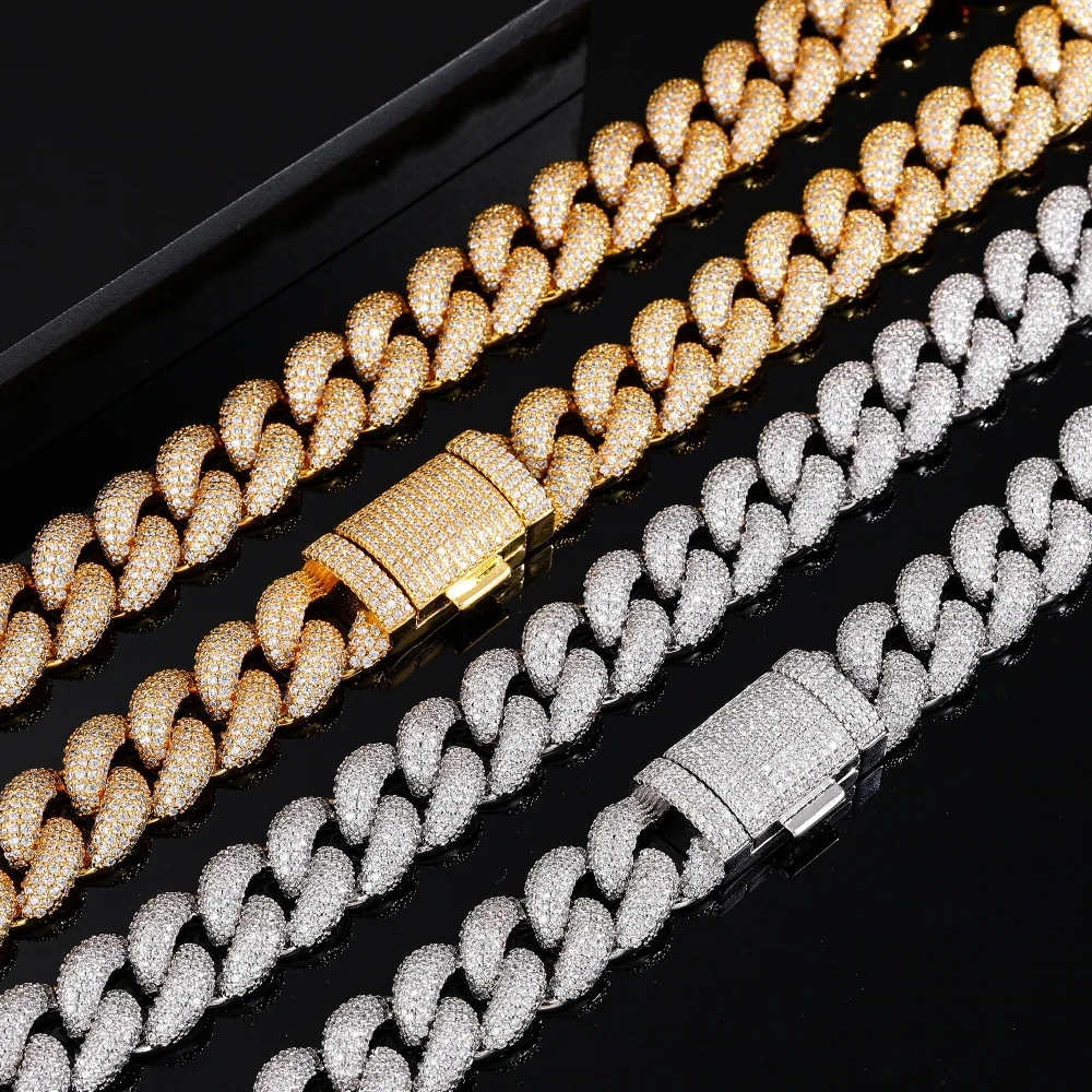 Iced Out Full Paved Cubic Zirconia Cuban Chain Necklace Fashion Luxury For Men Rapper Rock Hip Hop Jewelry For Party Gifts
Iced Out Full Paved Cubic Zirconia Cuban Chain Necklace Fashion Luxury For Men Rapper Rock Hip Hop Jewelry For Party Gifts