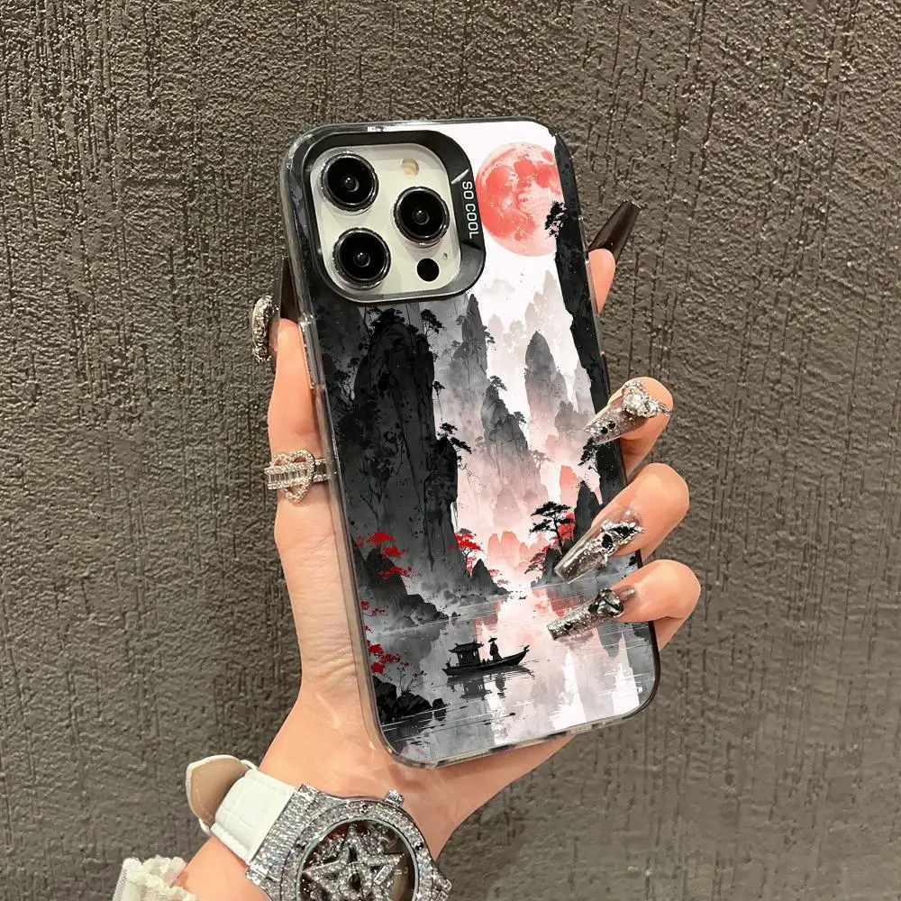 Landscape of mountains and waters case for iPhone 16 15 14 13 12 11 Pro/ Max/Plus shock-proof rear cover anti-fingerprint
Landscape of mountains and waters case for iPhone 16 15 14 13 12 11 Pro/ Max/Plus shock-proof rear cover anti-fingerprint