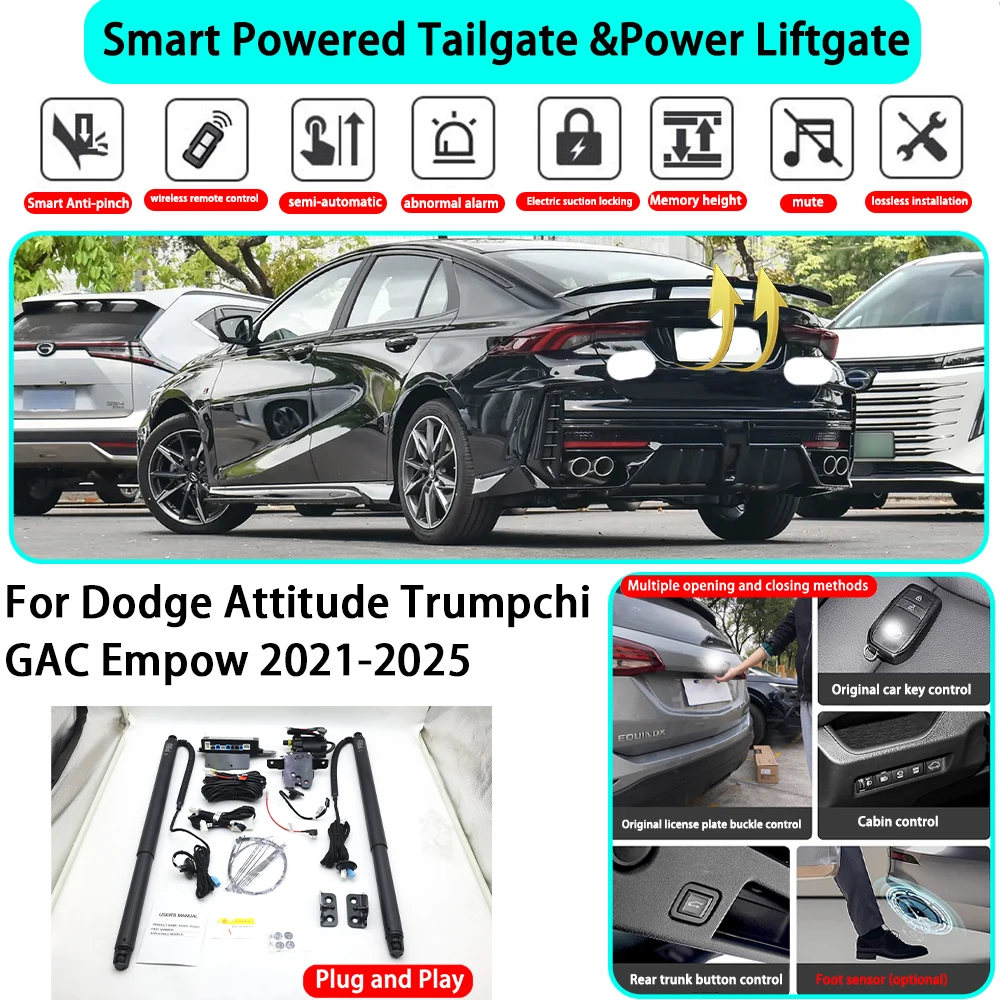 for Dodge Attitude Trumpchi GAC Empow 2021-2025 Smart Automatic Powered Tailgate Electric Power Tailgate Lift Kit Key Close
for Dodge Attitude Trumpchi GAC Empow 2021-2025 Smart Automatic Powered Tailgate Electric Power Tailgate Lift Kit Key Close