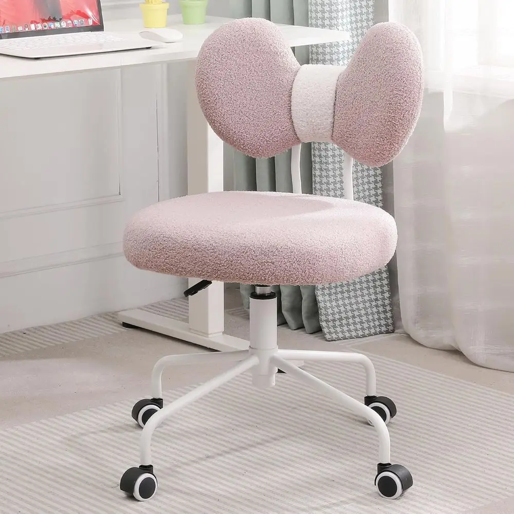 Cute Desk Chair with Back, Small Oice Chair with Wheels, ArmlAdjustable Rolling Swivel Computer Chair or Home Oice,Make-up
Cute Desk Chair with Back, Small Oice Chair with Wheels, ArmlAdjustable Rolling Swivel Computer Chair or Home Oice,Make-up