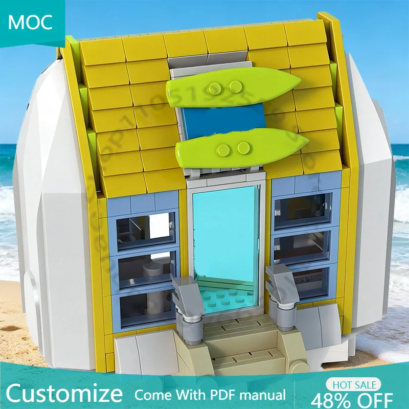 392 детали Модульный конструктор «Пляжный спортивный магазин» MOC, настраиваемый, креативный дизайн, DIY, игрушка-конструктор для мальчиков, подарок
392 детали Модульный конструктор «Пляжный спортивный магазин» MOC, настраиваемый, креативный дизайн, DIY, игрушка-конструктор для мальчиков, подарок