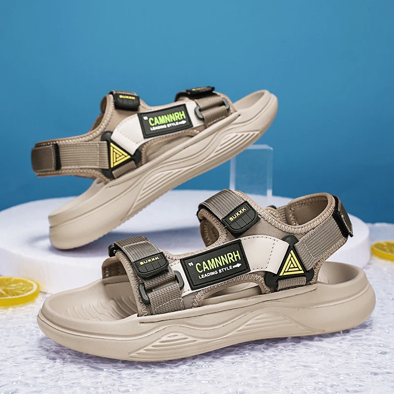 Mens Summer Sandals Casual Beach High-quality Retro Comfort Quick Drying Soft Sole Flat Sports Sandals Male
Mens Summer Sandals Casual Beach High-quality Retro Comfort Quick Drying Soft Sole Flat Sports Sandals Male