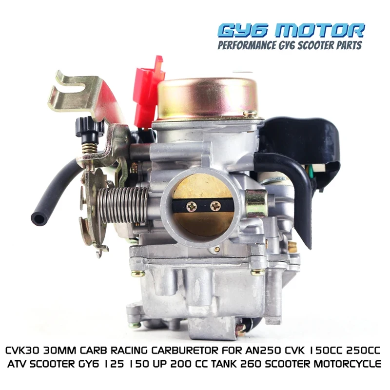 CVK30 30mm Carb Racing Carburetor For AN250 CVK 150cc 250cc ATV Scooter GY6 125 150 Up 200cc TANK 260 Motorcycle Scooter
CVK30 30mm Carb Racing Carburetor For AN250 CVK 150cc 250cc ATV Scooter GY6 125 150 Up 200cc TANK 260 Motorcycle Scooter