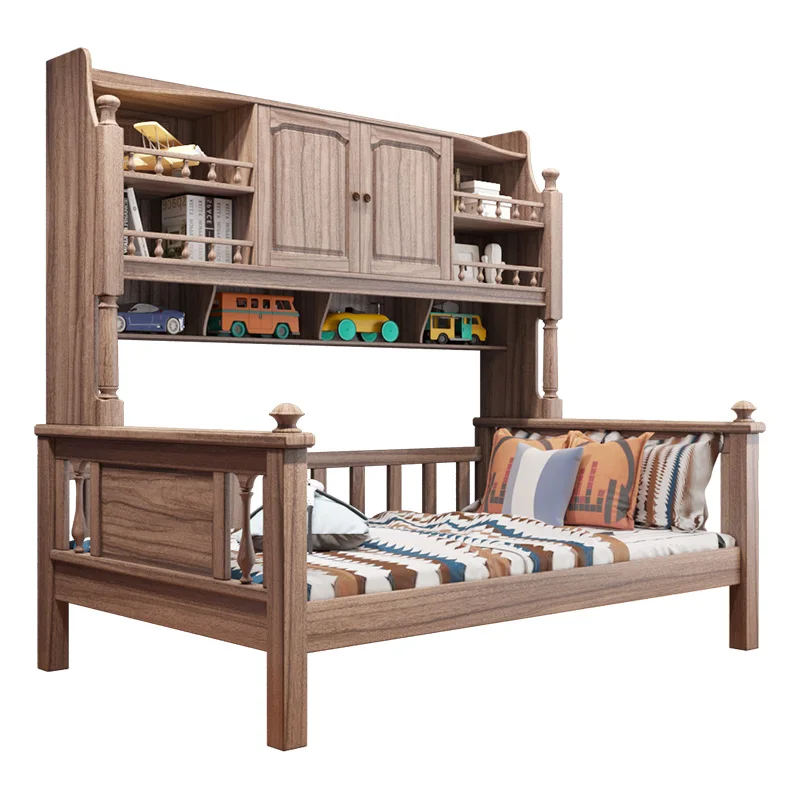 Sandalwood all solid wood bed cabinet integrated desk bookcase bookshelf combined bed adult
Sandalwood all solid wood bed cabinet integrated desk bookcase bookshelf combined bed adult