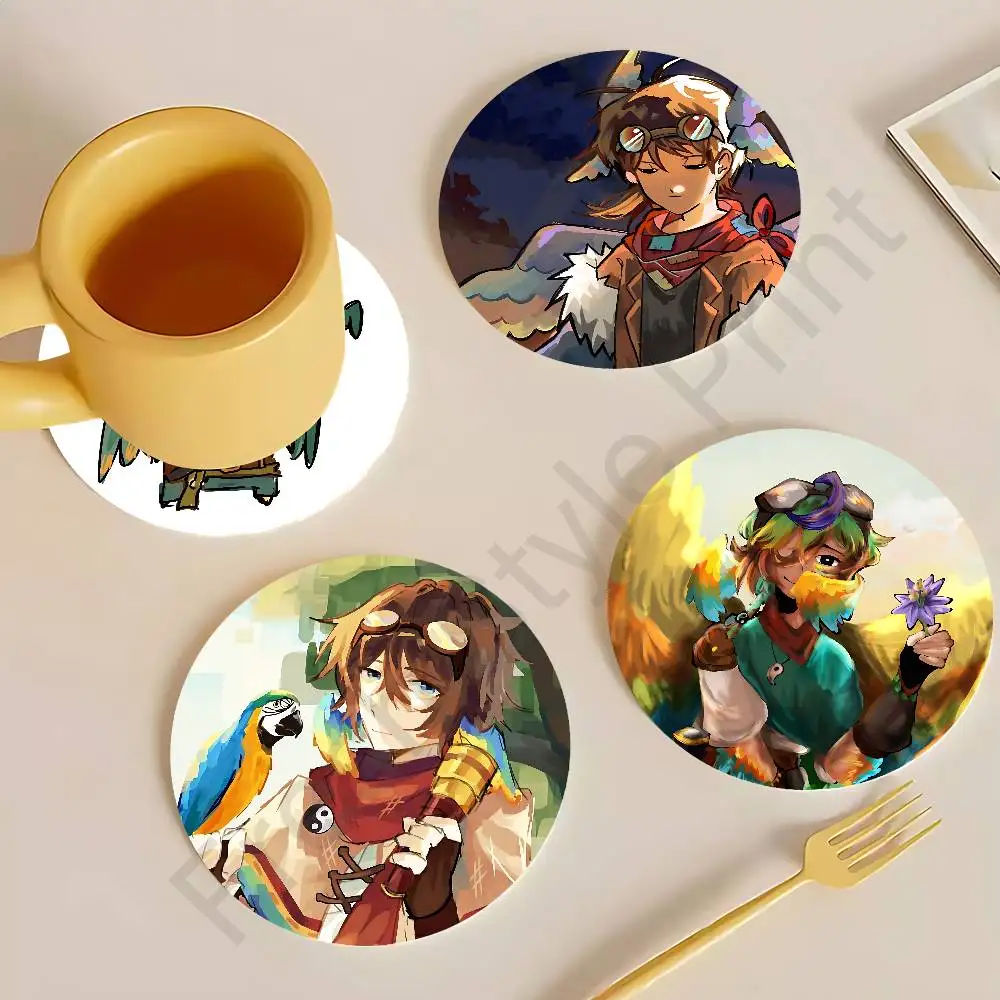 P-Parrotx2 Round Anime Wooden Coasters DIY Decorations Birthday Valentine Gifts
P-Parrotx2 Round Anime Wooden Coasters DIY Decorations Birthday Valentine Gifts
