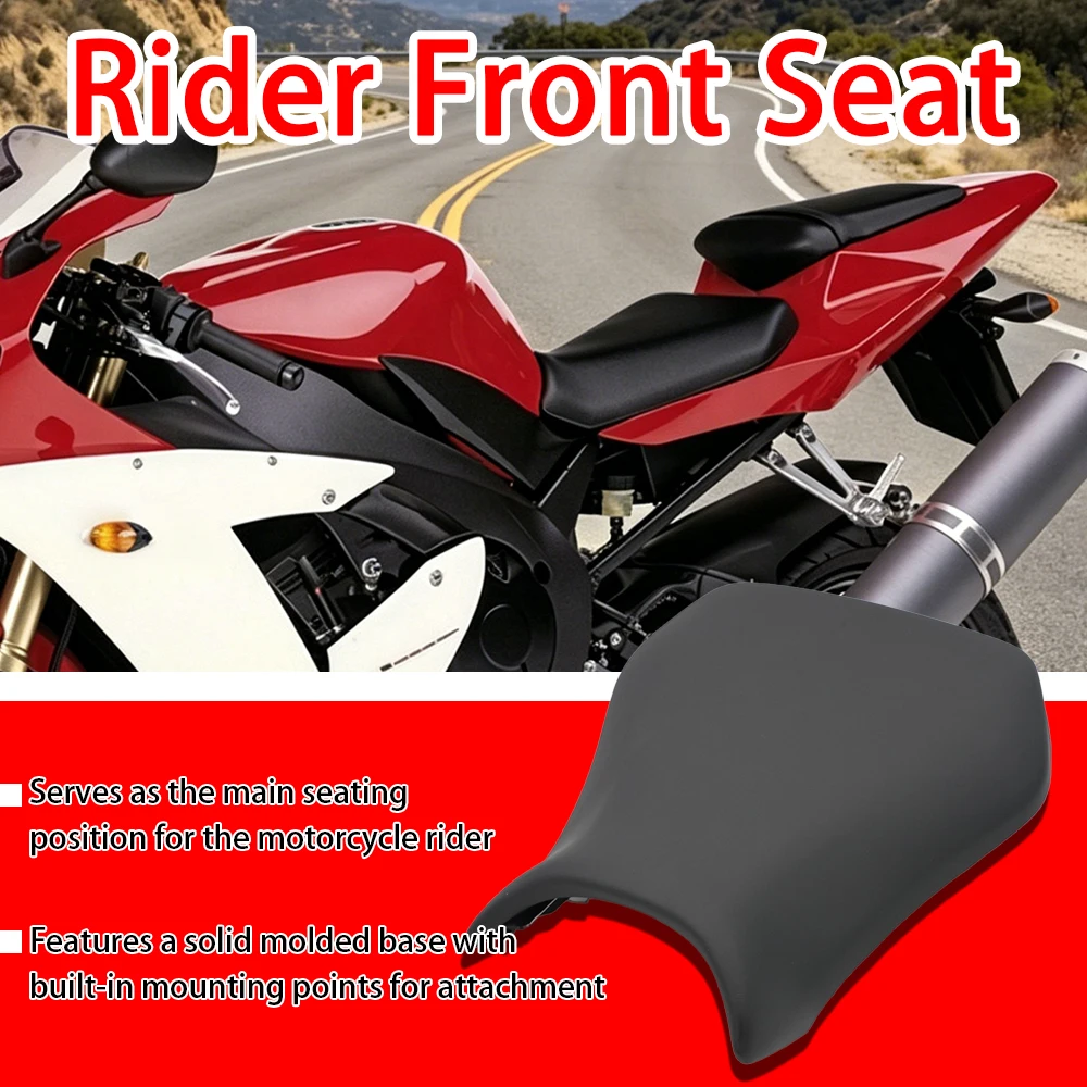 For Yamaha YZF-R1 YZF R1 YZFR1 2002 2003 - Motorcycle Black Synthetic Leather Front Driver Rider Seat Cushion Saddle Replacement
For Yamaha YZF-R1 YZF R1 YZFR1 2002 2003 - Motorcycle Black Synthetic Leather Front Driver Rider Seat Cushion Saddle Replacement