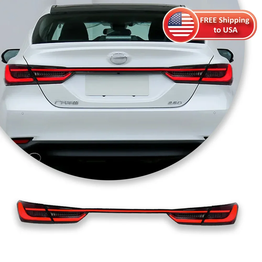 LED Car Lights Through Tail Lamps Assembly For Toyota Camry 8th Gen 2018-2022 Rear Tail Lights DRL Start-up Dynamic Light Brake
LED Car Lights Through Tail Lamps Assembly For Toyota Camry 8th Gen 2018-2022 Rear Tail Lights DRL Start-up Dynamic Light Brake
