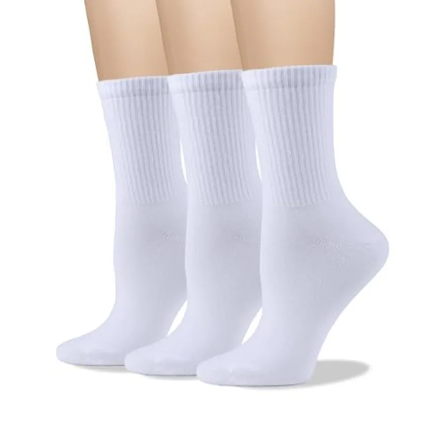 COTTON DAY Women's Soft Combed Cotton Dress Socks Seamless Toe White Gray Navy
COTTON DAY Women's Soft Combed Cotton Dress Socks Seamless Toe White Gray Navy
