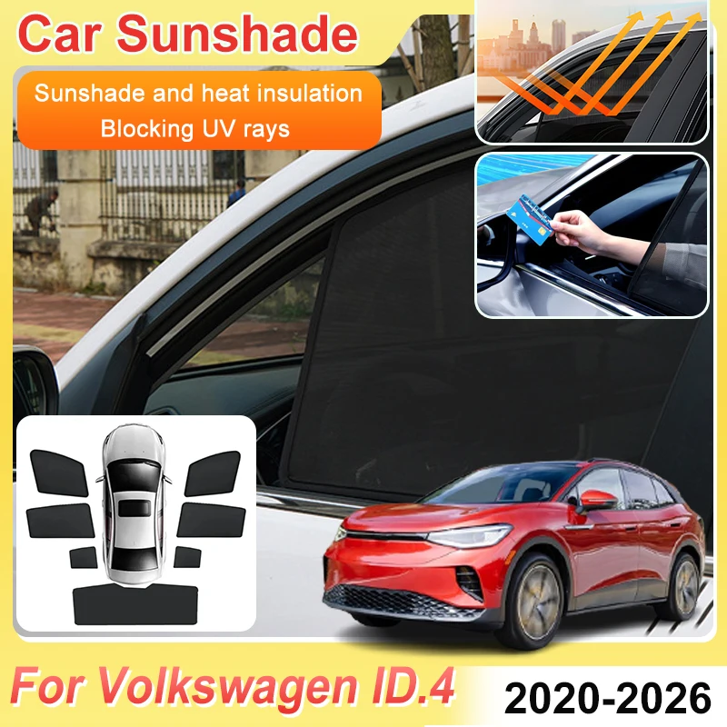 Car Window Shade For Volkswagen ID.4 E21 VW ID 4 2025 Accessories 2020~2026 Sunscreen Magnetic Mesh Pad Auto Sunshade Visor Tool
Car Window Shade For Volkswagen ID.4 E21 VW ID 4 2025 Accessories 2020~2026 Sunscreen Magnetic Mesh Pad Auto Sunshade Visor Tool