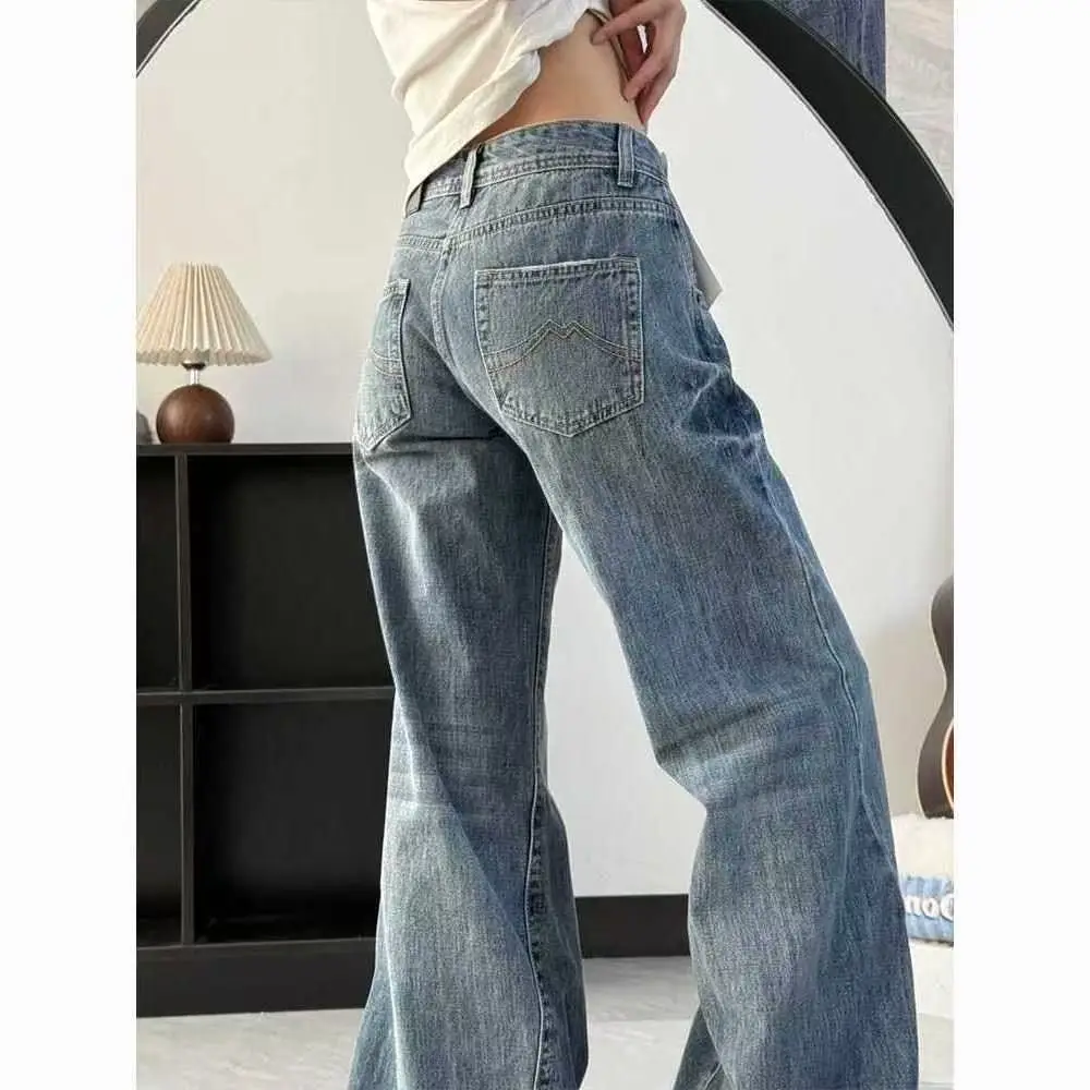 Low Waist Wide Leg Jeans American Sle Retro Waed Loose Fit Floor Length Slimming Jeans for Young Women Casual Wear
Low Waist Wide Leg Jeans American Sle Retro Waed Loose Fit Floor Length Slimming Jeans for Young Women Casual Wear