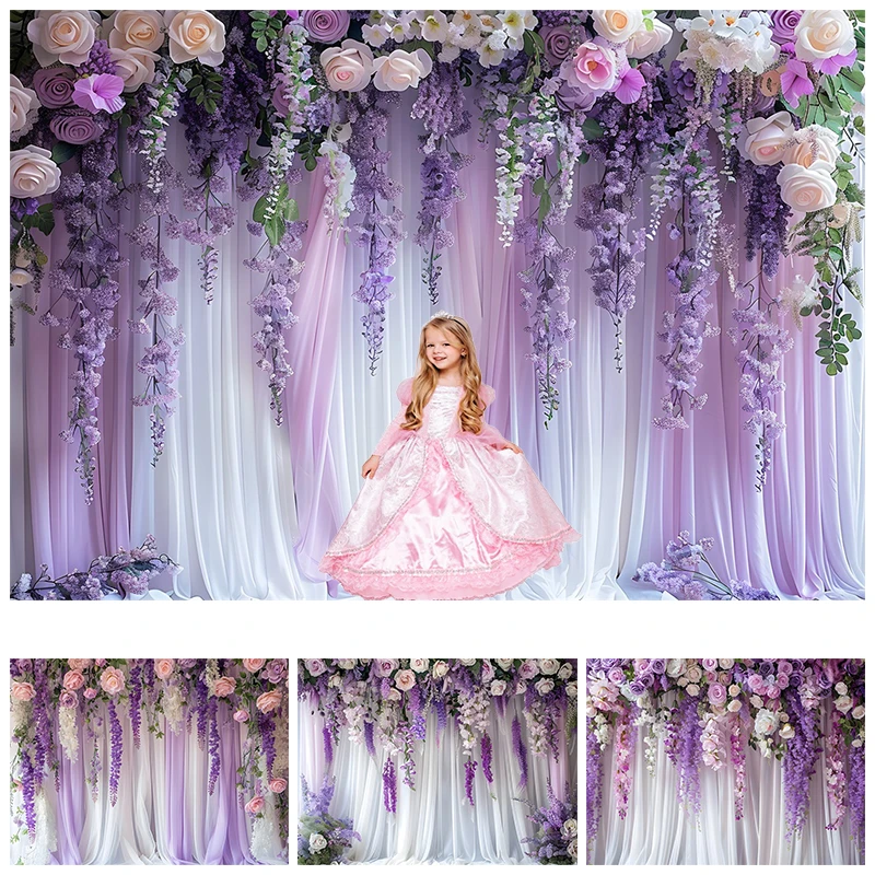 Purple Vine Wedding Backgrounds For Photograph Flower Rose Newborn Birthday Decoration Photo Backdrop Outdoor Banquet Photobooth
Purple Vine Wedding Backgrounds For Photograph Flower Rose Newborn Birthday Decoration Photo Backdrop Outdoor Banquet Photobooth
