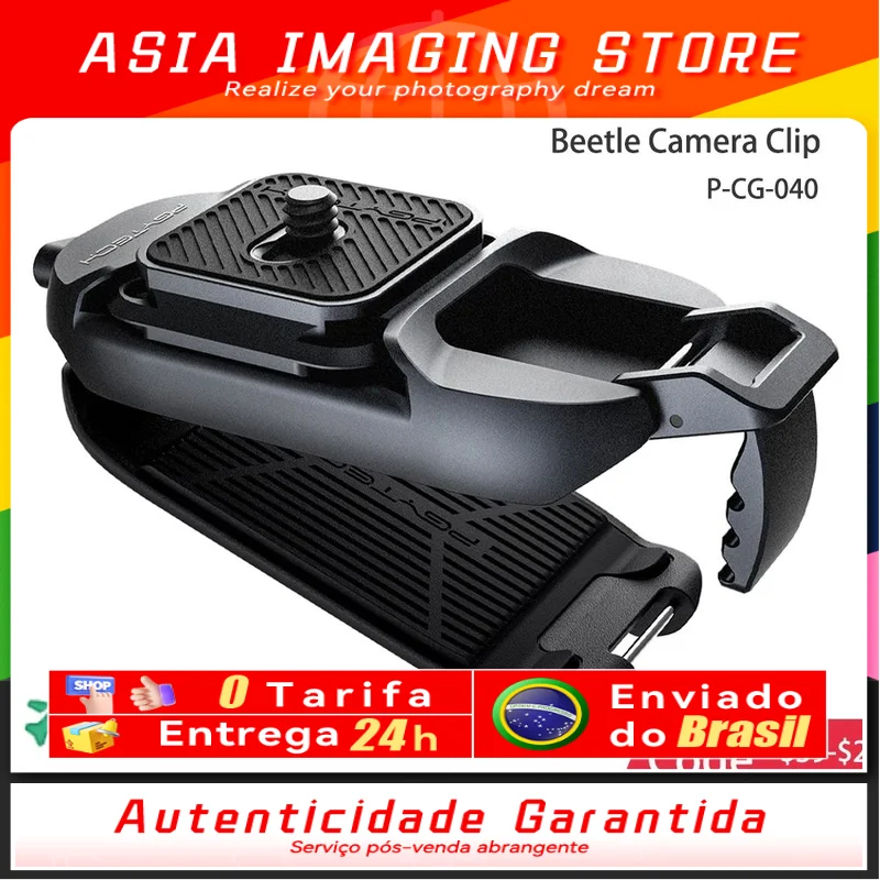 PGYTECH Beetle Camera Clip with Plate Camera Quick Release System for Sony/Nikon/DSLR Action Camera Backpack Camera Strap Mount
PGYTECH Beetle Camera Clip with Plate Camera Quick Release System for Sony/Nikon/DSLR Action Camera Backpack Camera Strap Mount