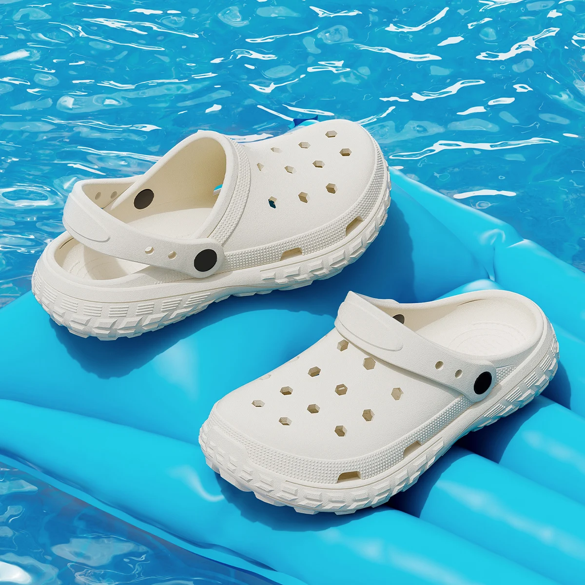 Women and Men's Hole Shoes Summer Non-Slip Outdoor Sandals Closed Toe Shit Feeling Beach Slippers Thick Bottom Soft Bottom
Women and Men's Hole Shoes Summer Non-Slip Outdoor Sandals Closed Toe Shit Feeling Beach Slippers Thick Bottom Soft Bottom