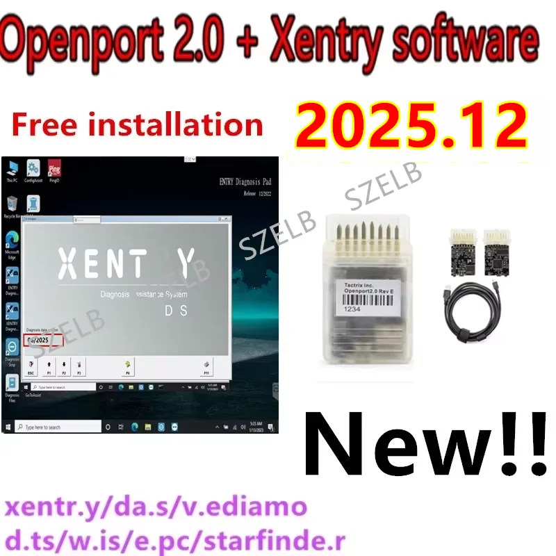 2025.12 XentryDiagnostic Software с Tactrix Openport 2.0 ECU Chip Tuning Tool OBD 2 OBD2 Scanner Tool программное обеспечение для xentry instal
2025.12 XentryDiagnostic Software с Tactrix Openport 2.0 ECU Chip Tuning Tool OBD 2 OBD2 Scanner Tool программное обеспечение для xentry instal