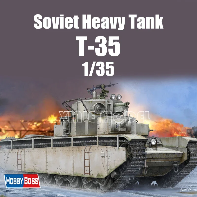 Trumpeter Plastic Assembled Tank Model Kit 83842 Soviet T-35 Heavy Tank Before 1938 1/35
Trumpeter Plastic Assembled Tank Model Kit 83842 Soviet T-35 Heavy Tank Before 1938 1/35
