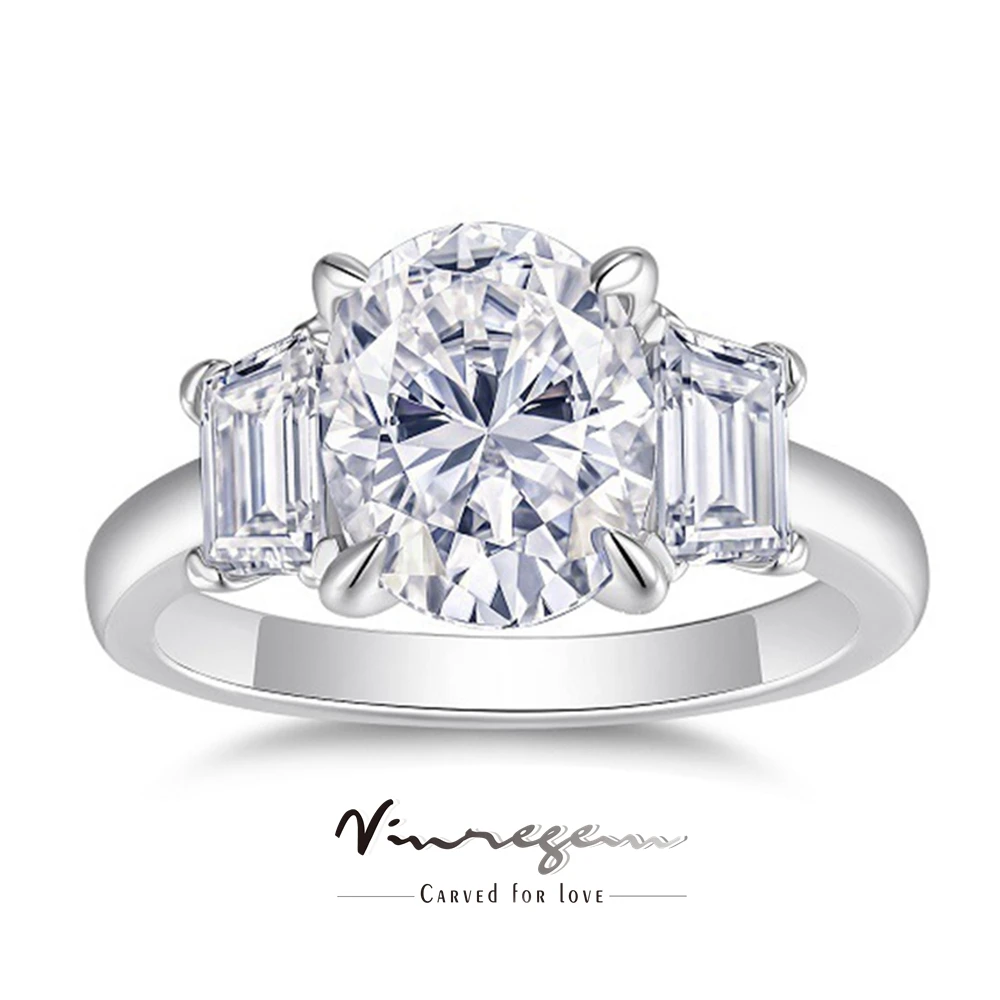 Vinregem 3EX VVS1 D Цвет 8*10 мм 4CT Овальная огранка Настоящие муассанитовые бриллианты Драгоценные камни Обручальные кольца из стерлингового серебра 925 пробы Изящные ювелирные изделия
Vinregem 3EX VVS1 D Цвет 8*10 мм 4CT Овальная огранка Настоящие муассанитовые бриллианты Драгоценные камни Обручальные кольца из стерлингового серебра 925 пробы Изящные ювелирные изделия