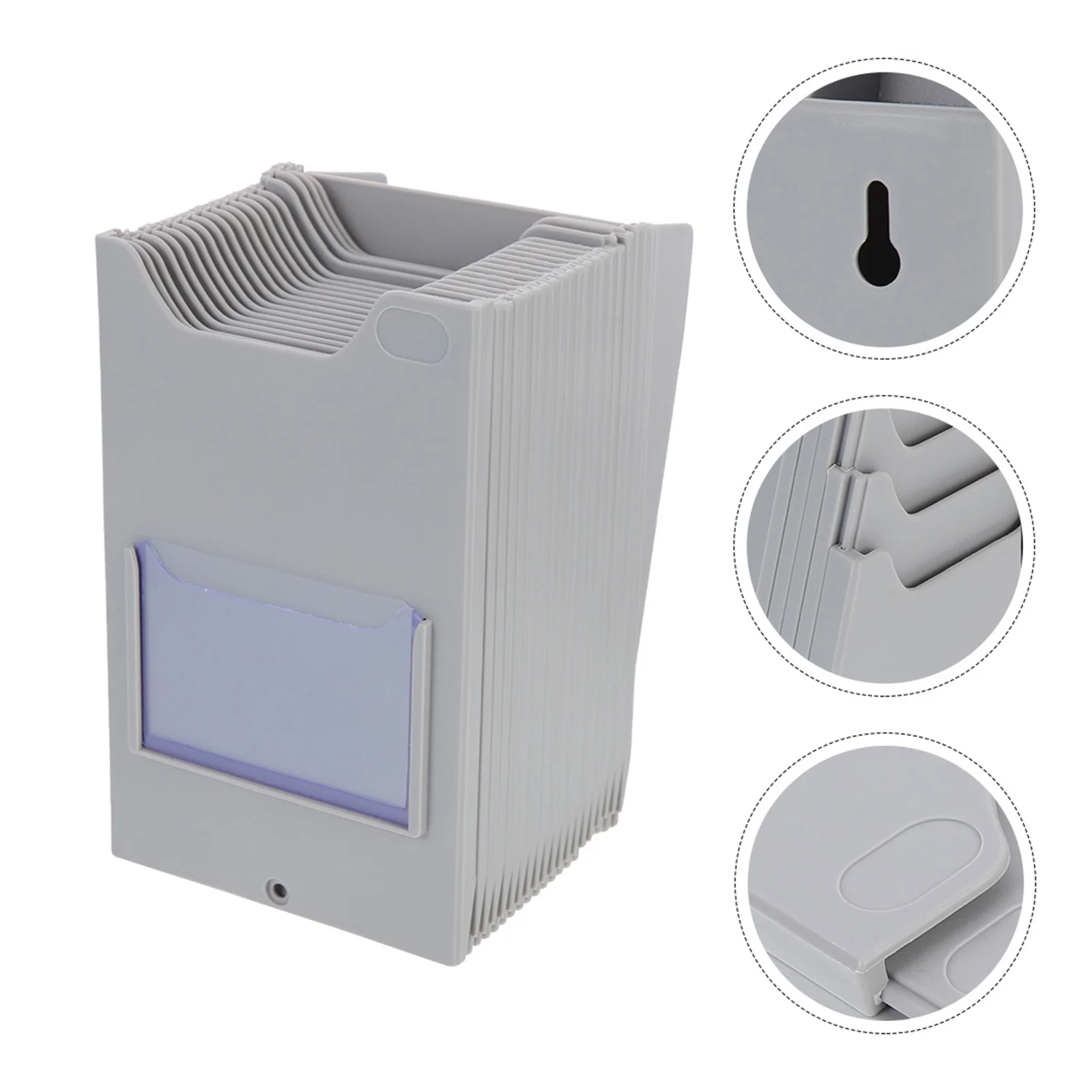 Warehouse Material Card Rack with Multiple Slots - Heavy Duty Plastic Card Holder for Factory Organization, Time Clock Cards,
Warehouse Material Card Rack with Multiple Slots - Heavy Duty Plastic Card Holder for Factory Organization, Time Clock Cards,