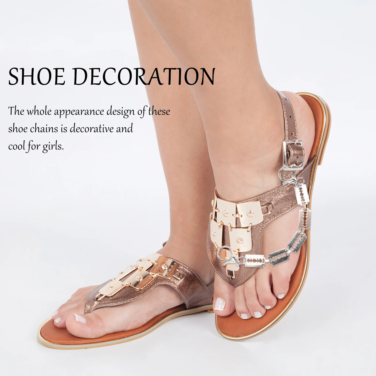 3pcs Punk Chains Metal Accessories Durable Stainless Steel Decorations For Men Sandals Diy Rivet Chain Buckle Shoe Charms Chain
3pcs Punk Chains Metal Accessories Durable Stainless Steel Decorations For Men Sandals Diy Rivet Chain Buckle Shoe Charms Chain