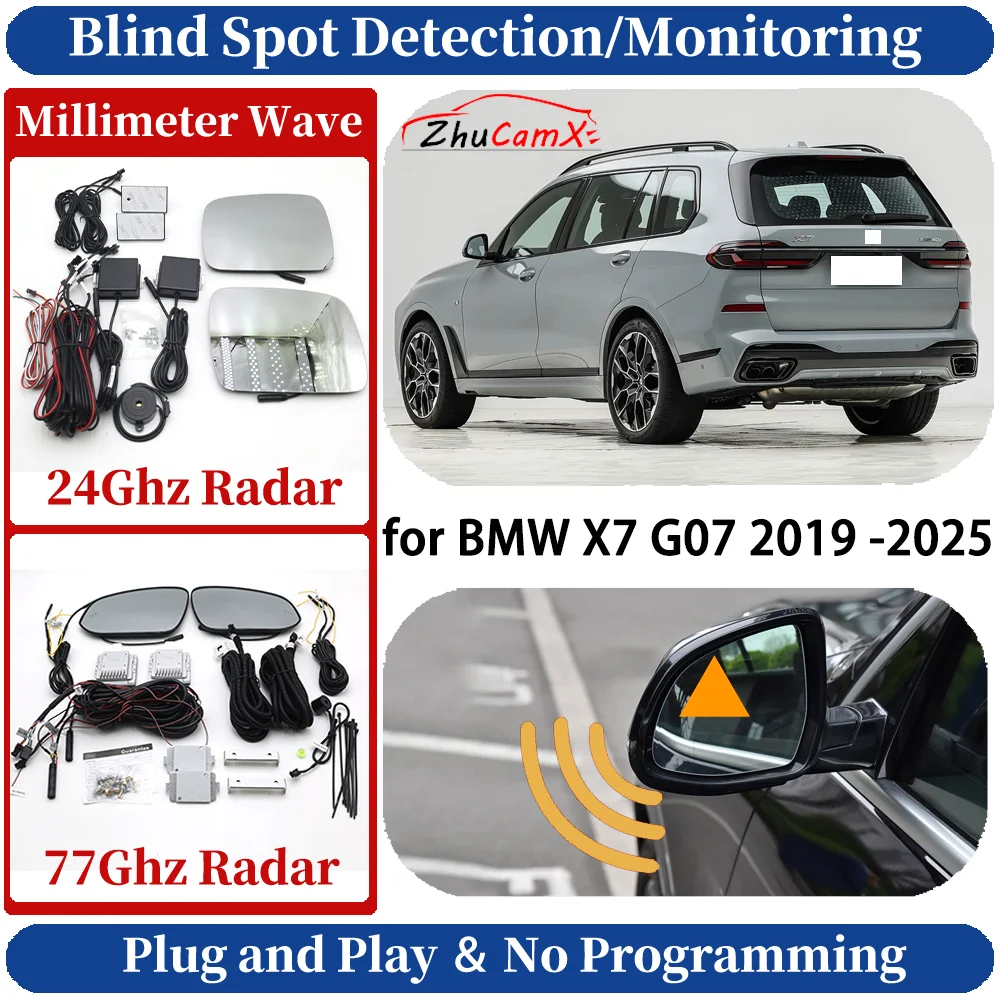 Blind Spot Monitoring/Detection System for BMW X7 G07 2019-2025 Night Driving Side Lane Change Safe Driving Warning Light Assist
Blind Spot Monitoring/Detection System for BMW X7 G07 2019-2025 Night Driving Side Lane Change Safe Driving Warning Light Assist