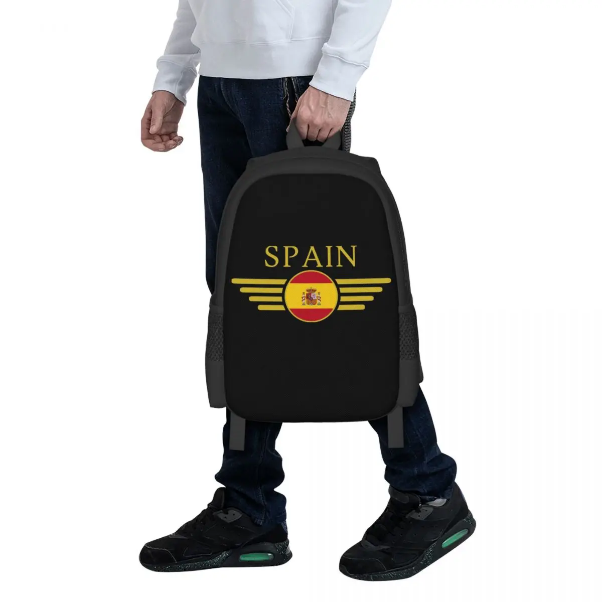 Spain Style Design Student Backpack School Bag Hiking Travel Daypack for Men Women Fashion Bookbag Shoulder Bags
Spain Style Design Student Backpack School Bag Hiking Travel Daypack for Men Women Fashion Bookbag Shoulder Bags