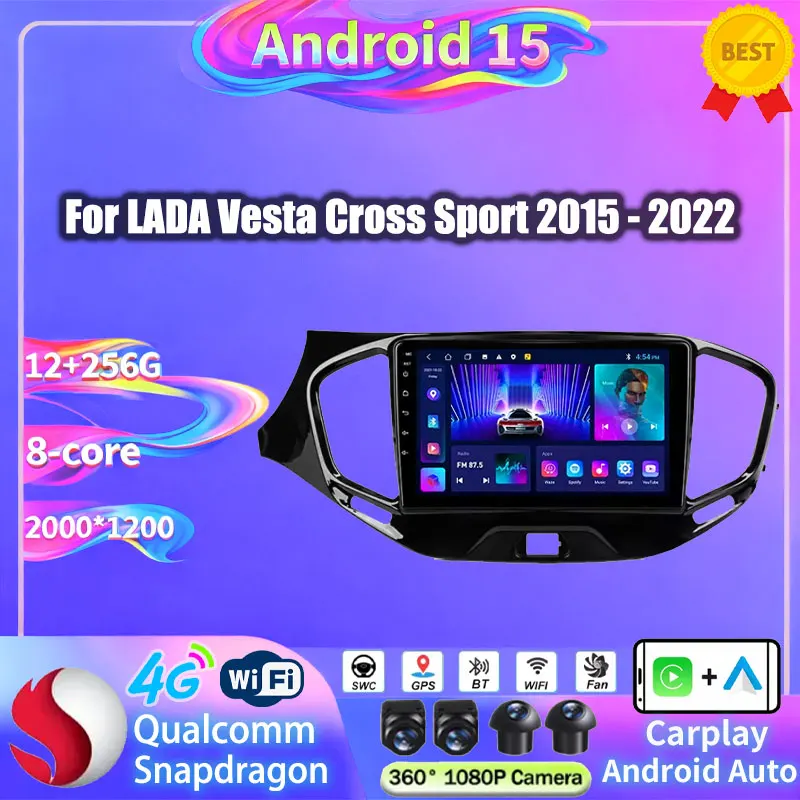 Для LADA Vesta Cross Sport 2015-2022: Автомагнитола Android 15 с беспроводным Carplay, Auto DSP, GPS, мультимедийный видеоплеер, 2DIN головное устройство
Для LADA Vesta Cross Sport 2015-2022: Автомагнитола Android 15 с беспроводным Carplay, Auto DSP, GPS, мультимедийный видеоплеер, 2DIN головное устройство