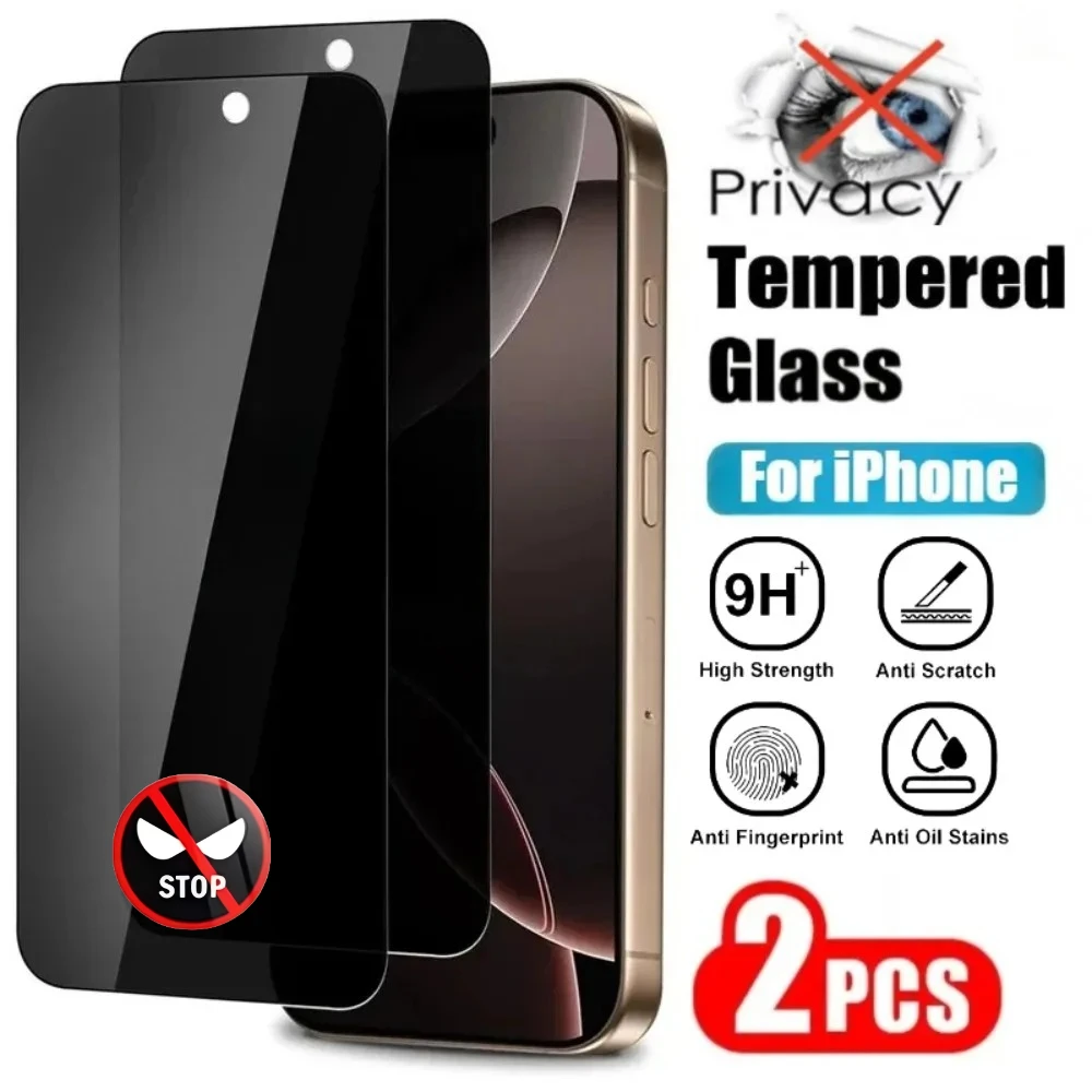2Pcs Anti-Spy Screen Protector for iPhone 17 15 14 16 Pro Max 14 15 Plus Tempered Glass For iPhone 12 13 11 Pro 16e XR XS Glass
2Pcs Anti-Spy Screen Protector for iPhone 17 15 14 16 Pro Max 14 15 Plus Tempered Glass For iPhone 12 13 11 Pro 16e XR XS Glass
